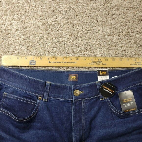 Lee Jeans Womens 18W Skinny Leg Dark Wash Stretch Denim Tags - Picture 2 of 8